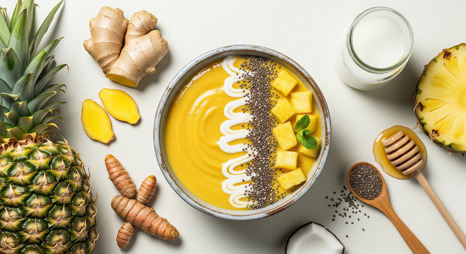 Ananas Gember Smoothie
