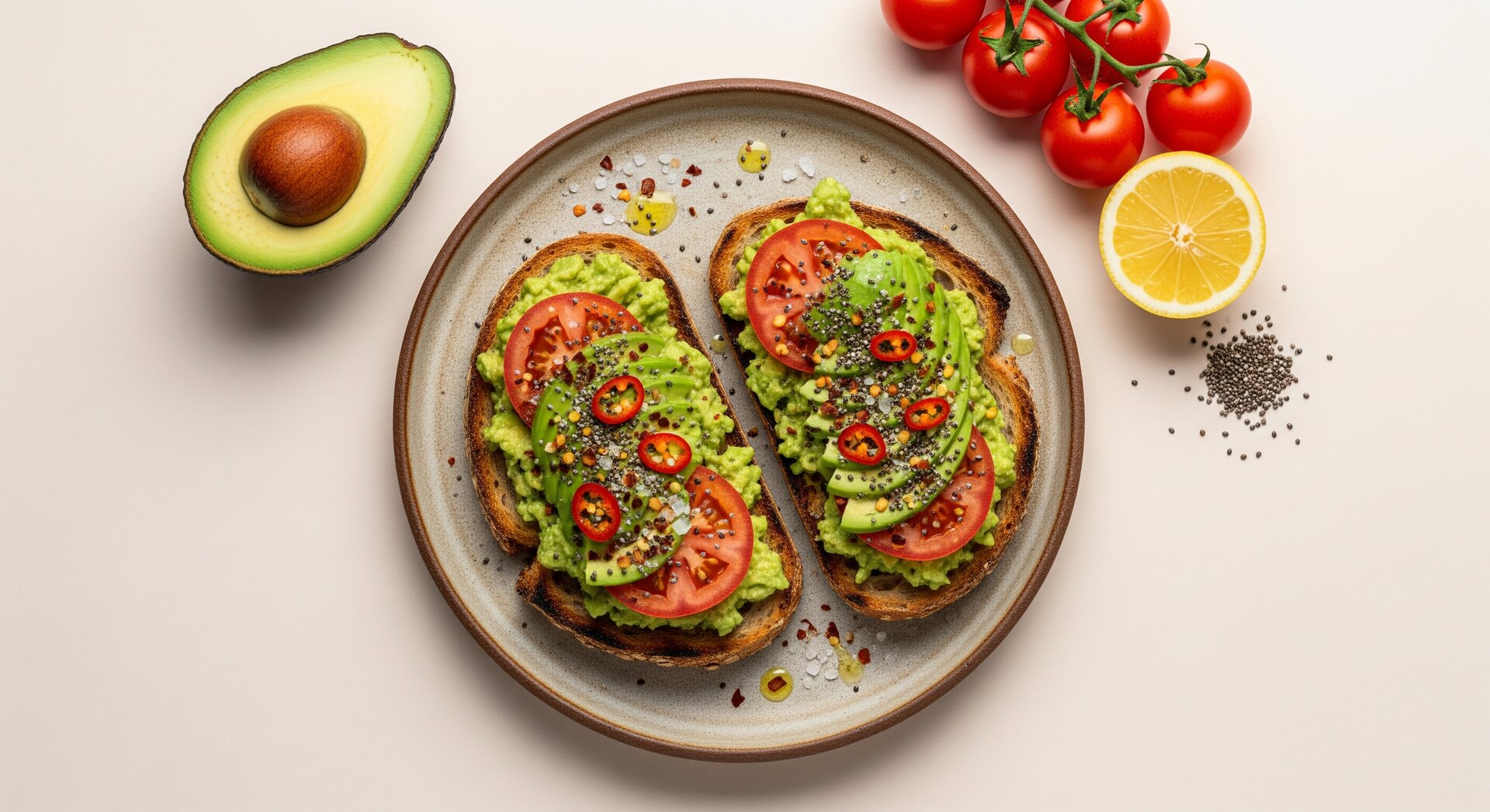 Avocado Toast met Chiazaad