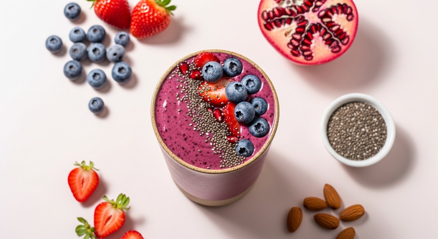 Bessen Smoothie met Acai