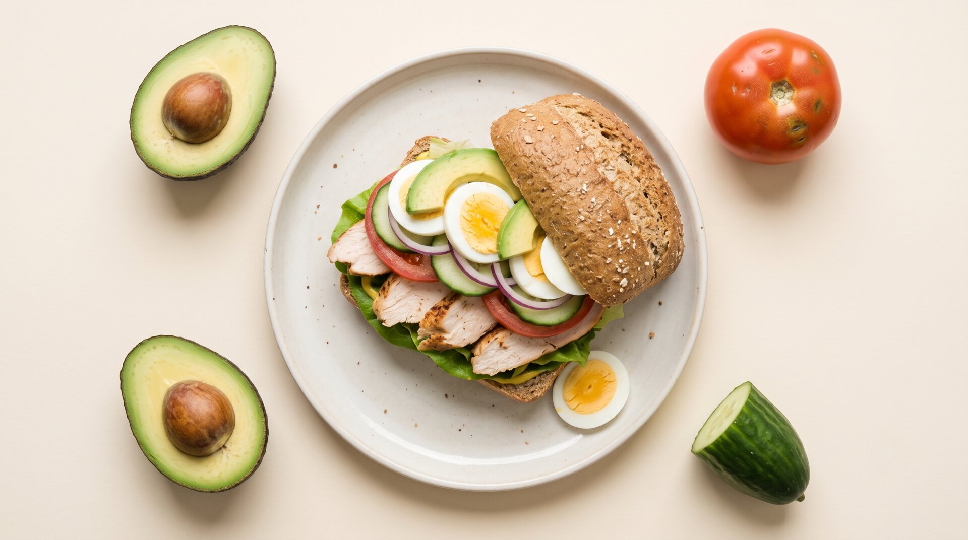 Broodje Gezond Deluxe met Kipfilet en Avocado