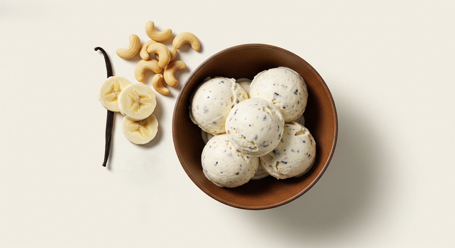 Cashew-Vanille Nice Cream