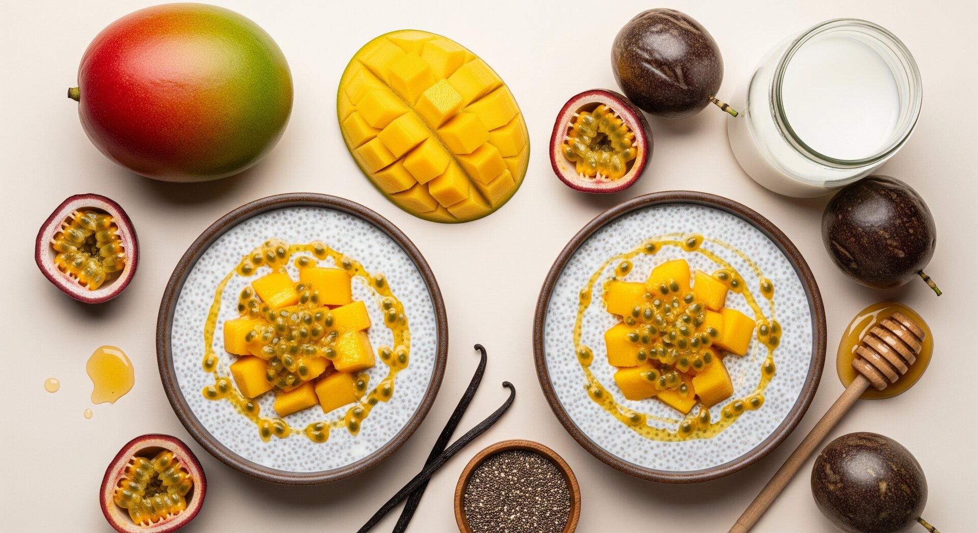 Chiazaad Pudding met Mango