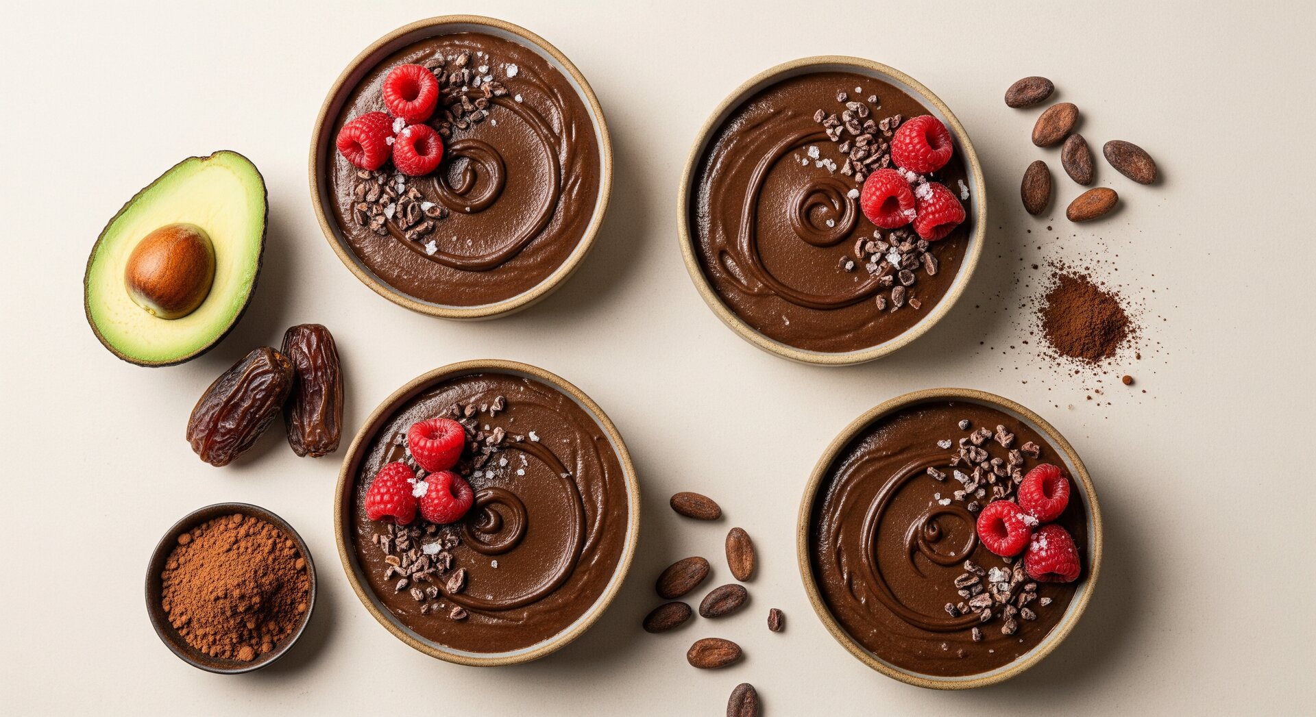 Chocolade-Avocado Mousse