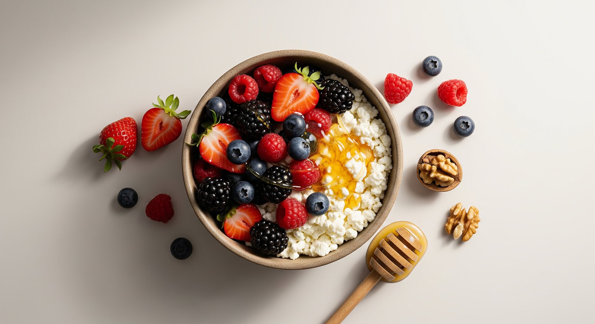 Cottage Cheese Bowl met Bessen