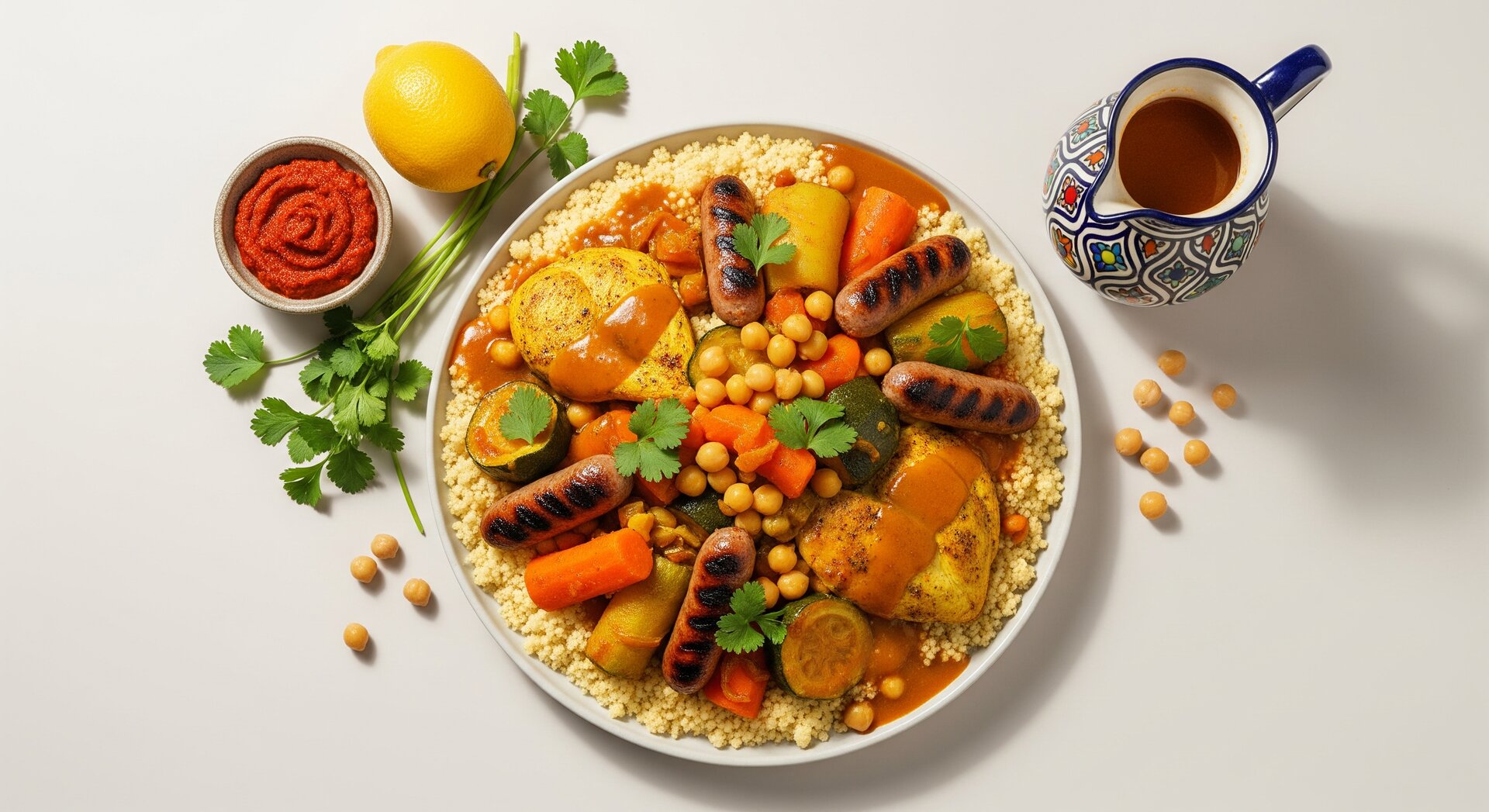 Couscous Royale met Kip en Merguez