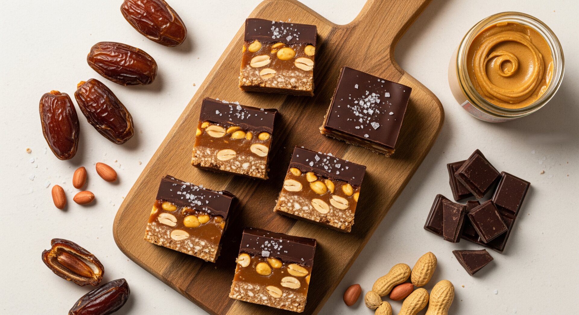 Dadel-Pinda-Chocolade Bars