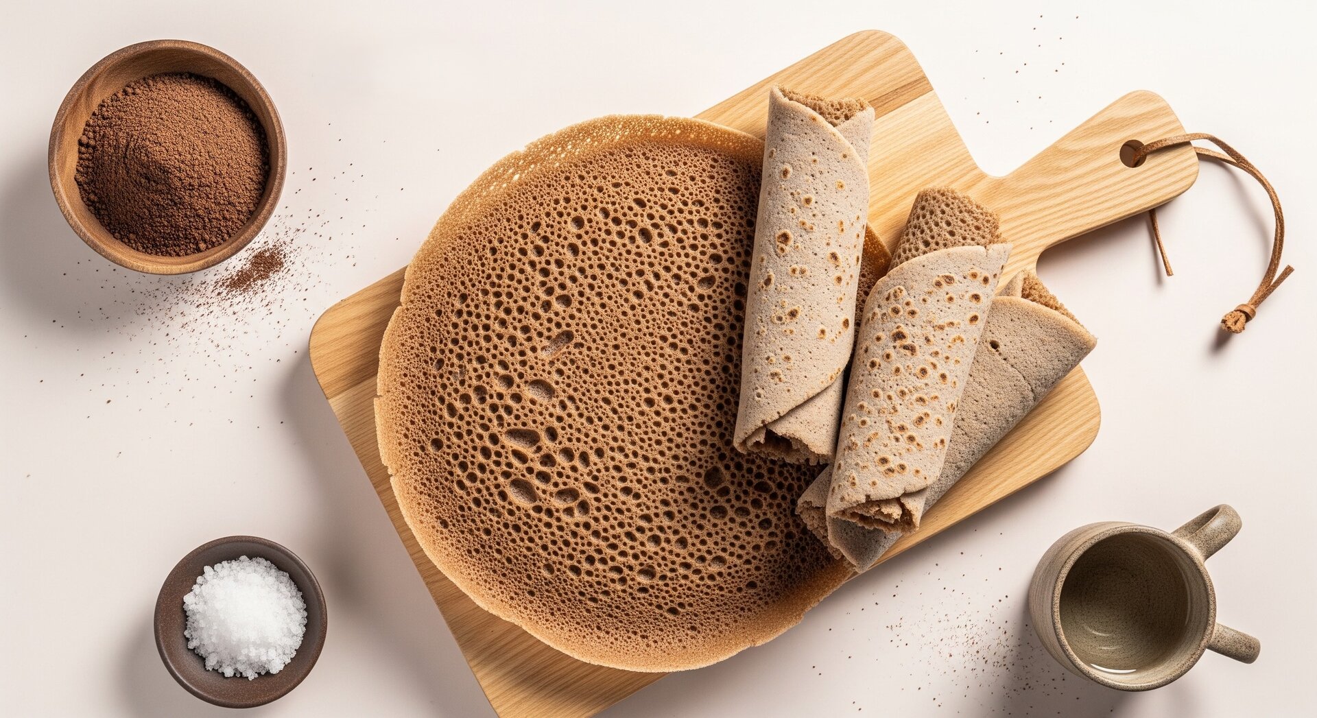 Ethiopische Teff Injera