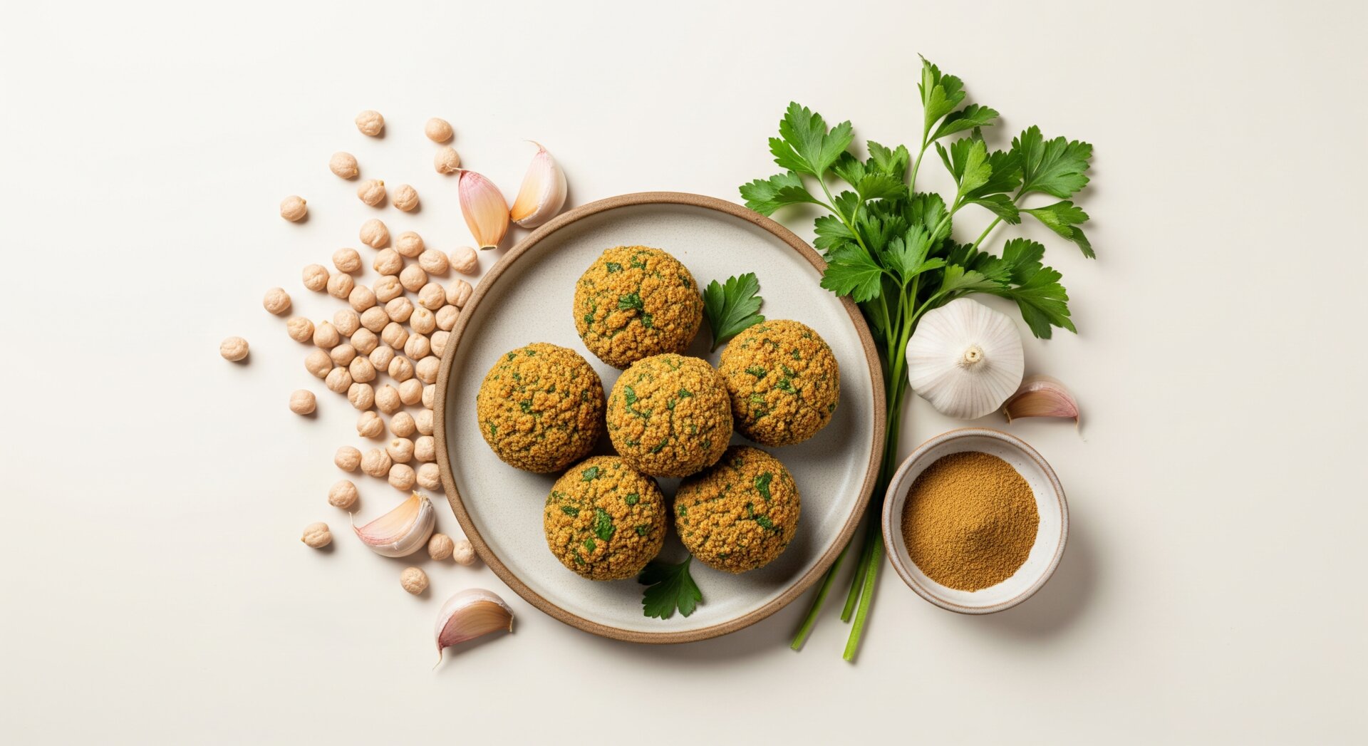 Zelfgemaakte Falafel