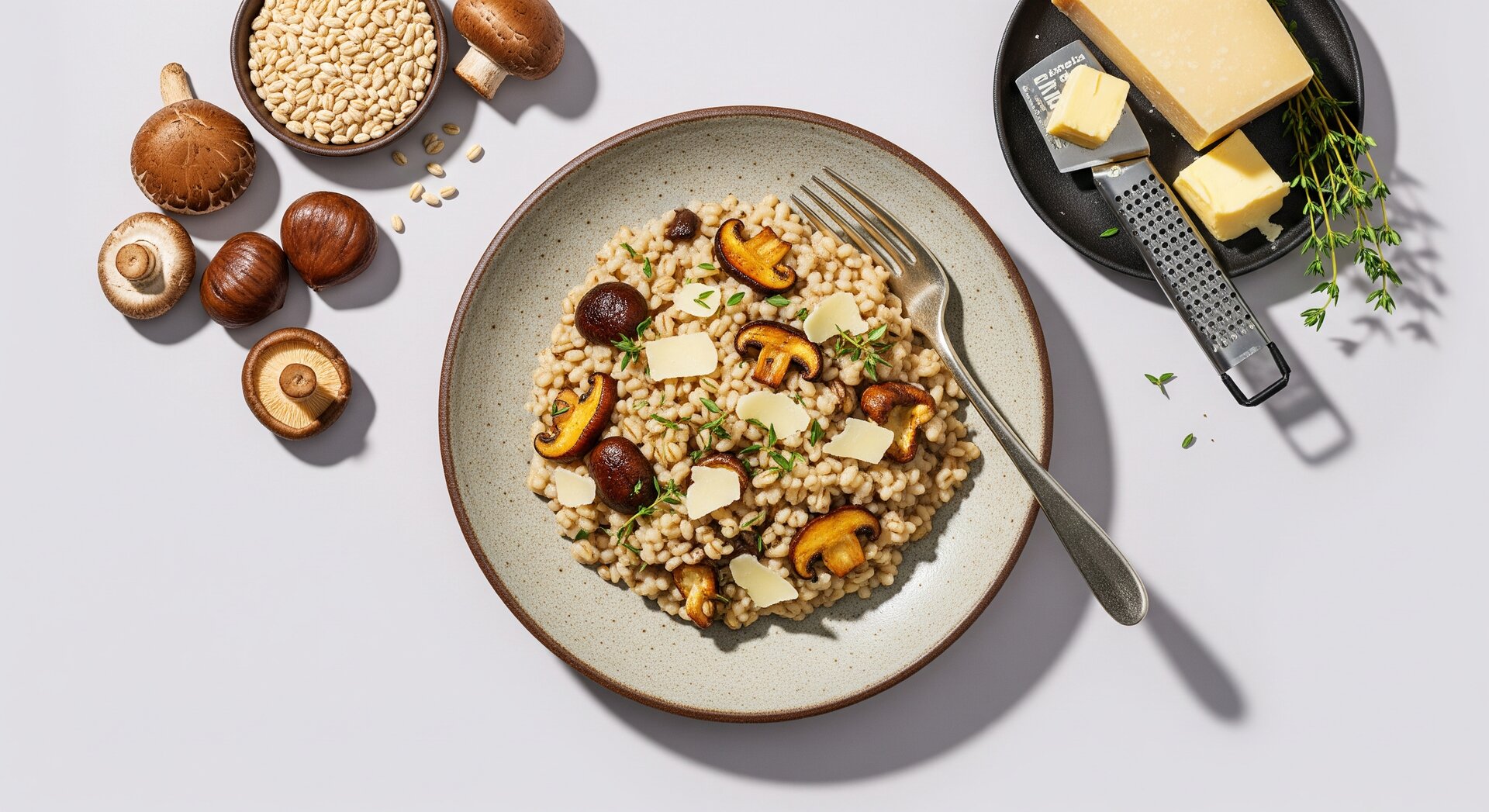 Gerst Paddenstoel Risotto