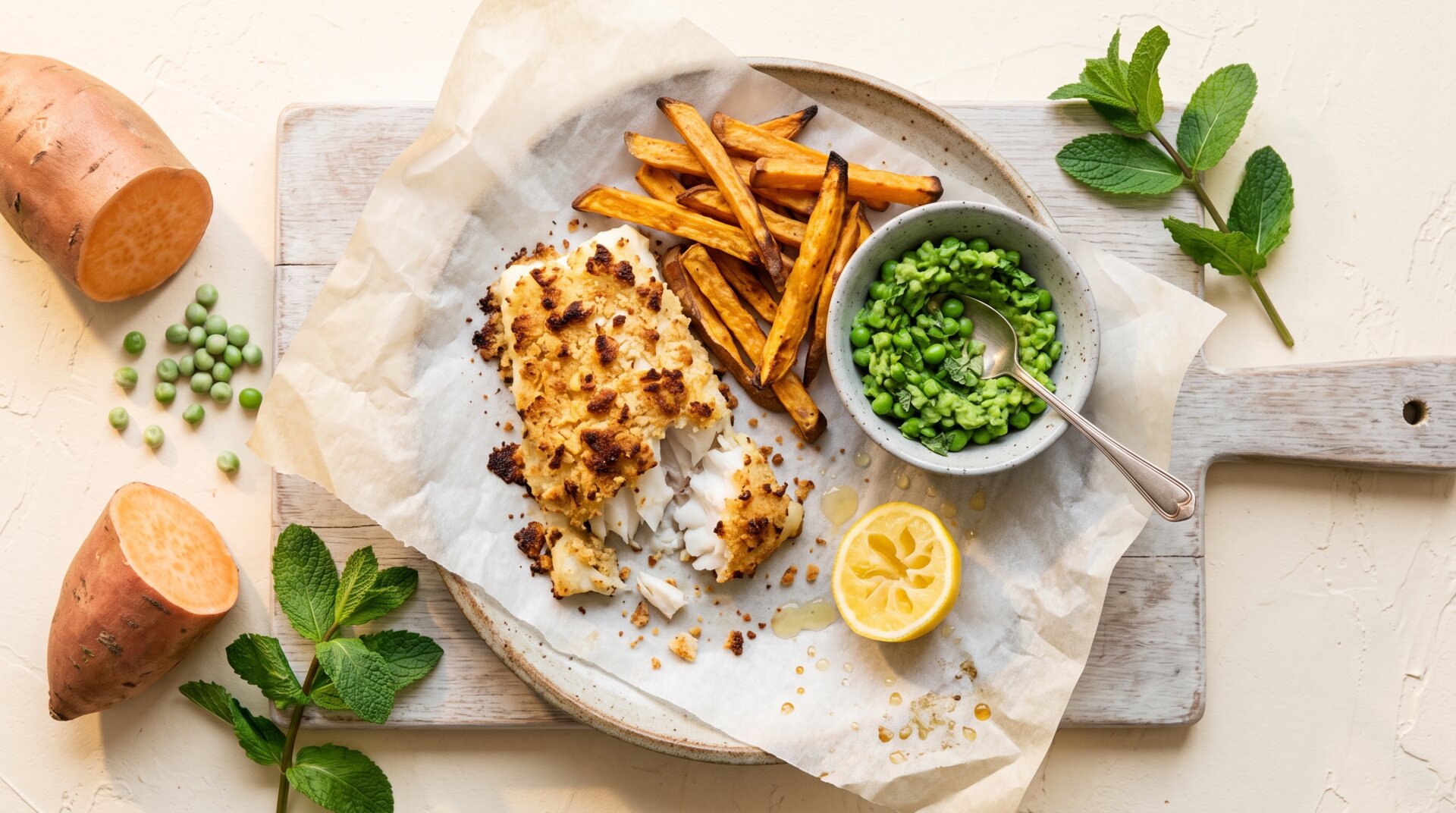 Ovengebakken Fish & Chips