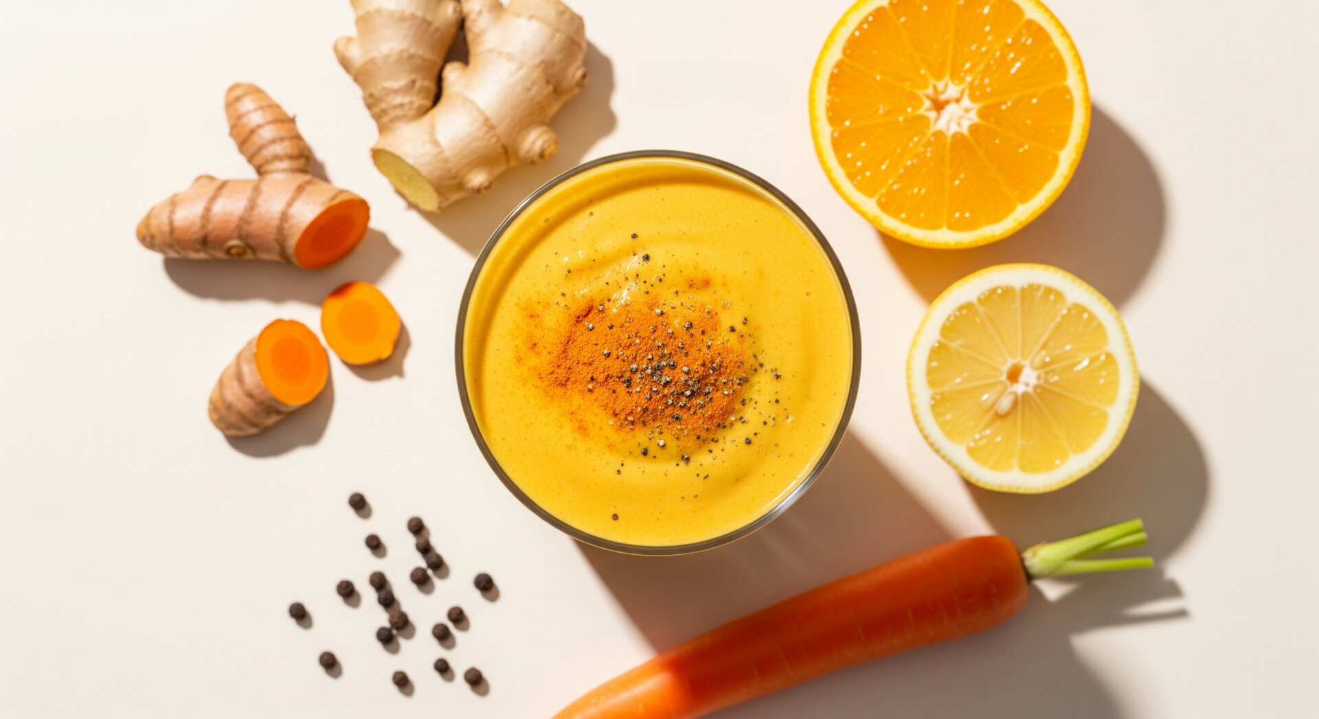 Gouden Kurkuma-Gember Smoothie