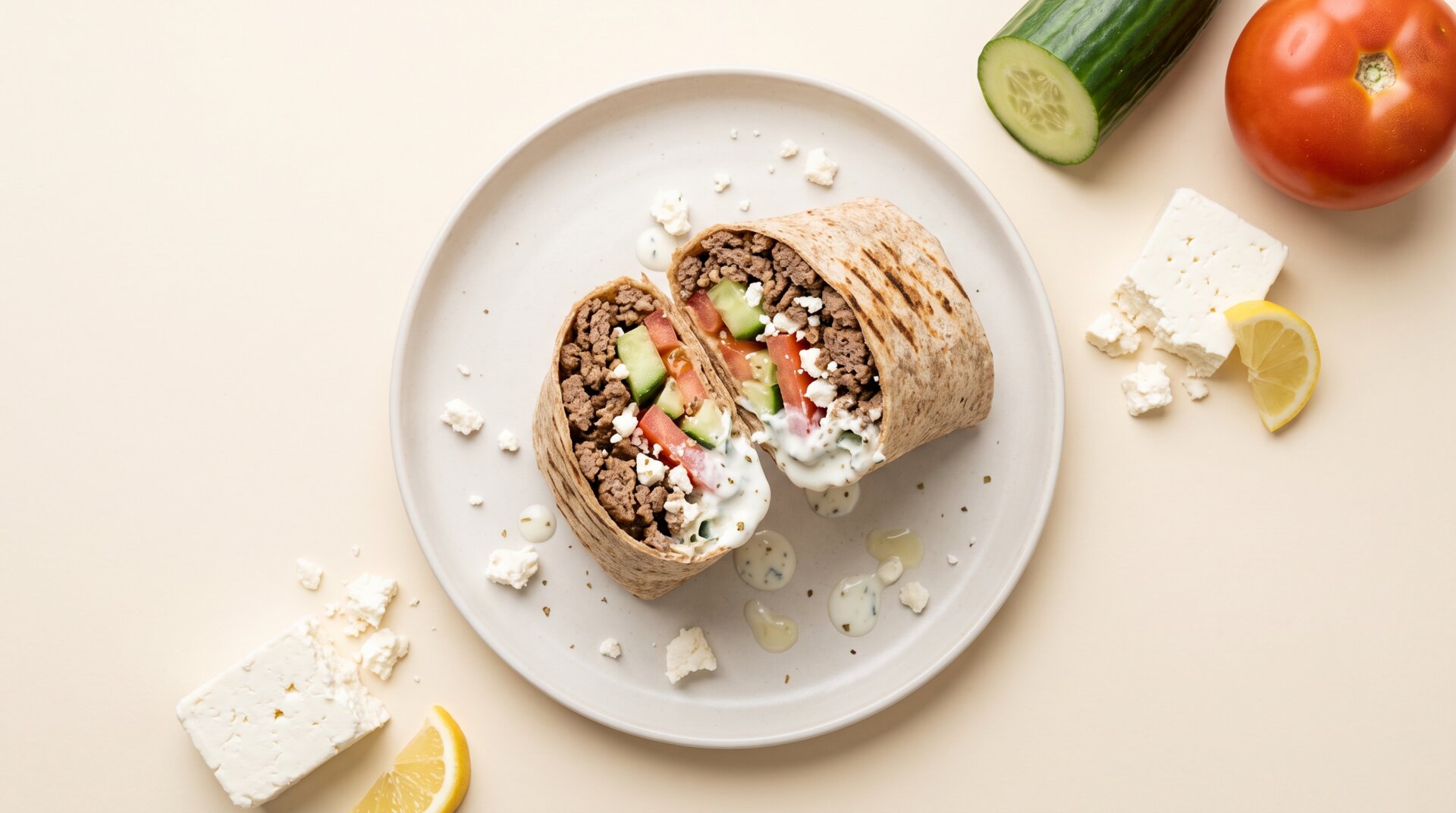 Griekse Gyros Wrap