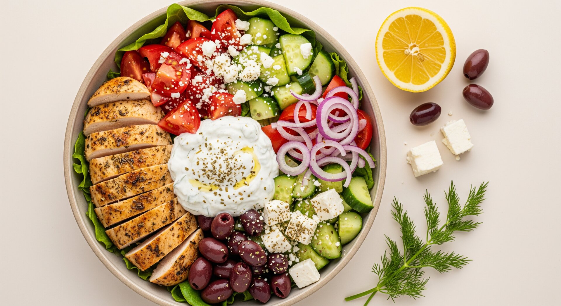 Griekse Kip Gyros Bowl