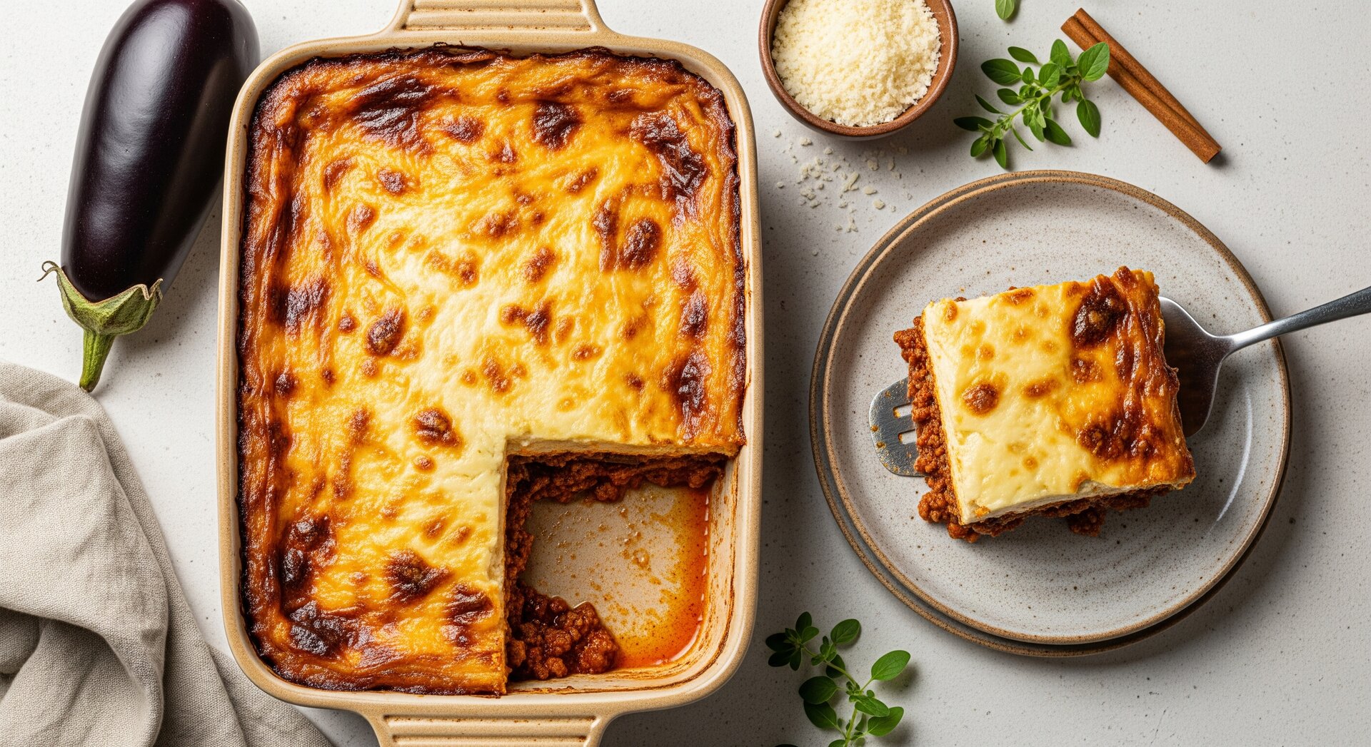 Griekse Moussaka met Rundvlees