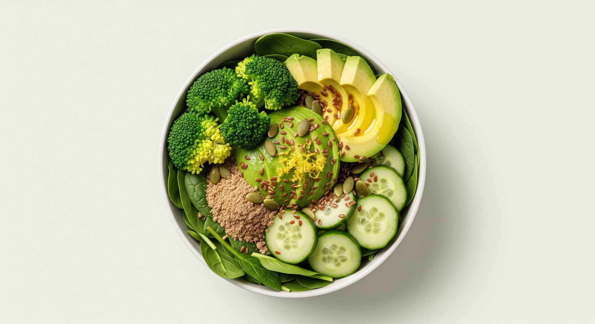 Groene Bowl met Broccoli en Avocado