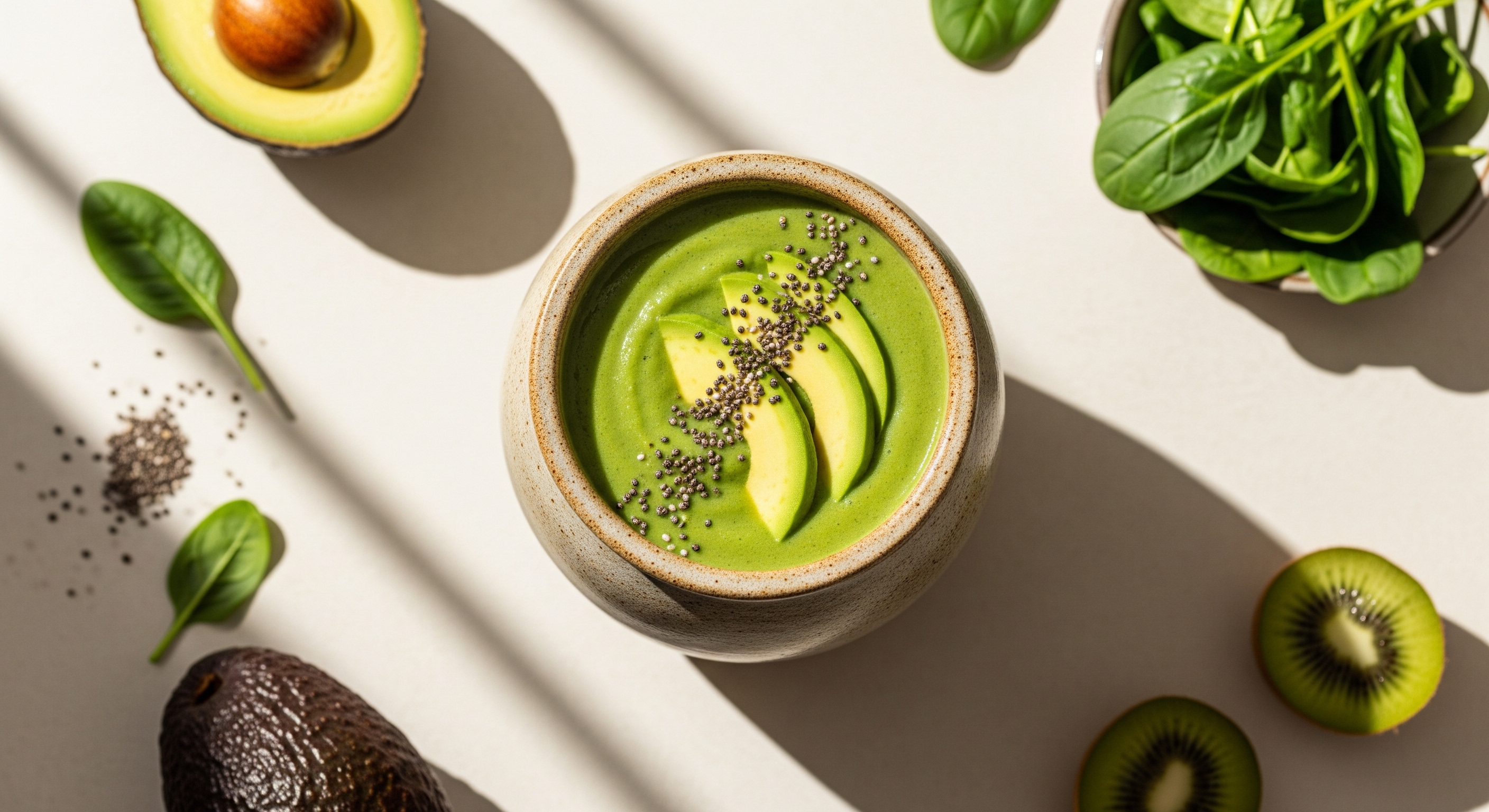 Groene Spirulina-Quinoa Bowl