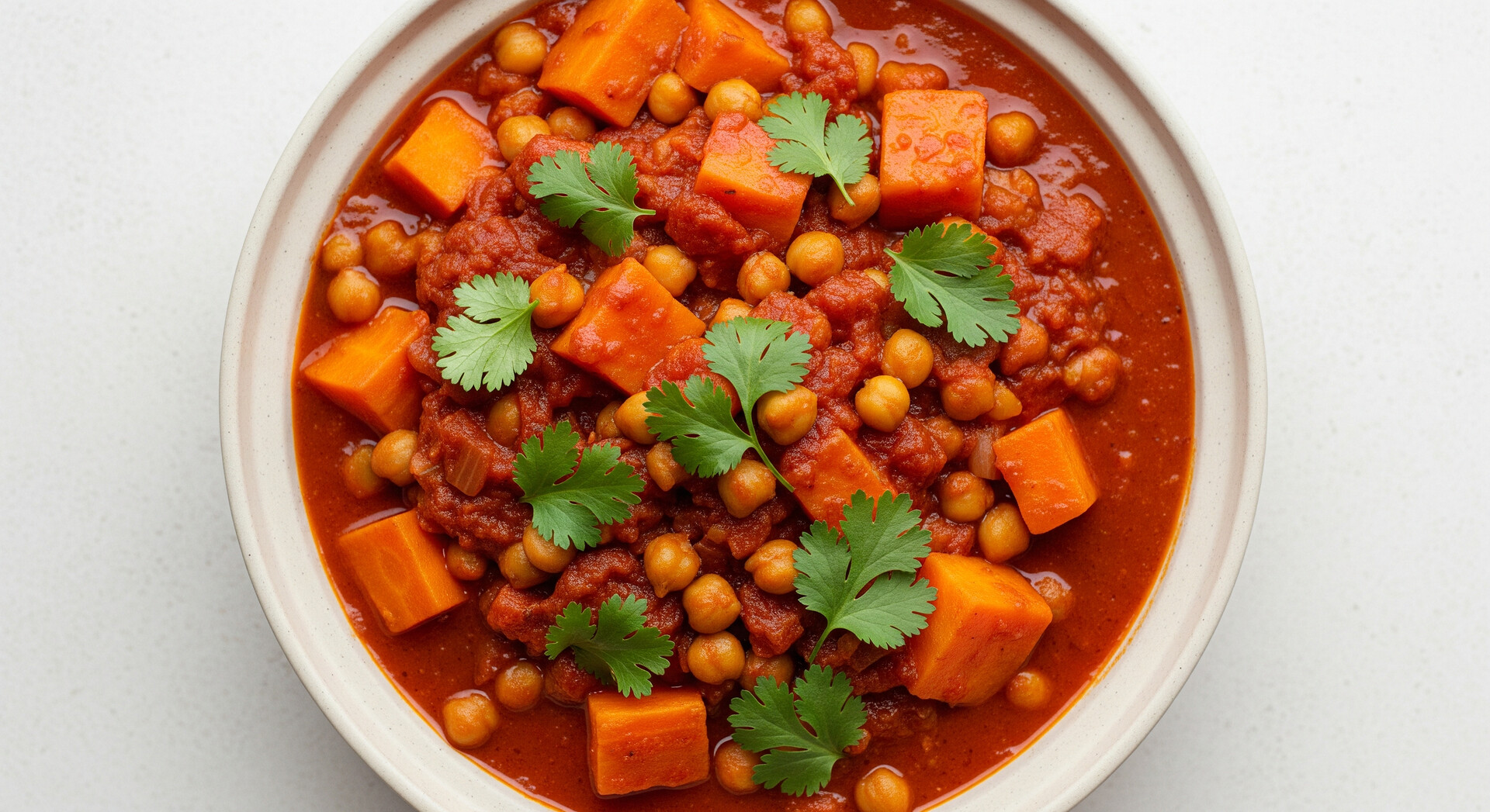 Groente Tajine met Kikkererwten en Zoete Aardappel