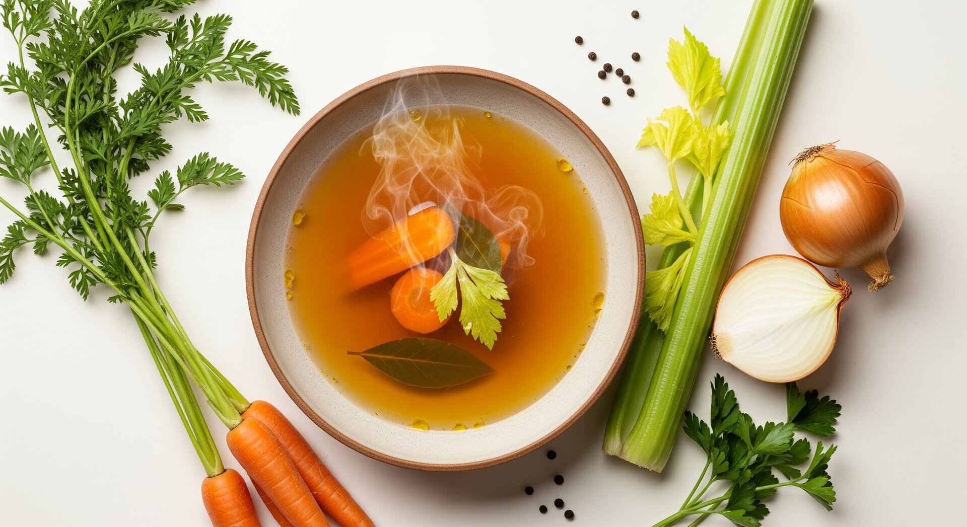 Zelfgemaakte Groentebouillon