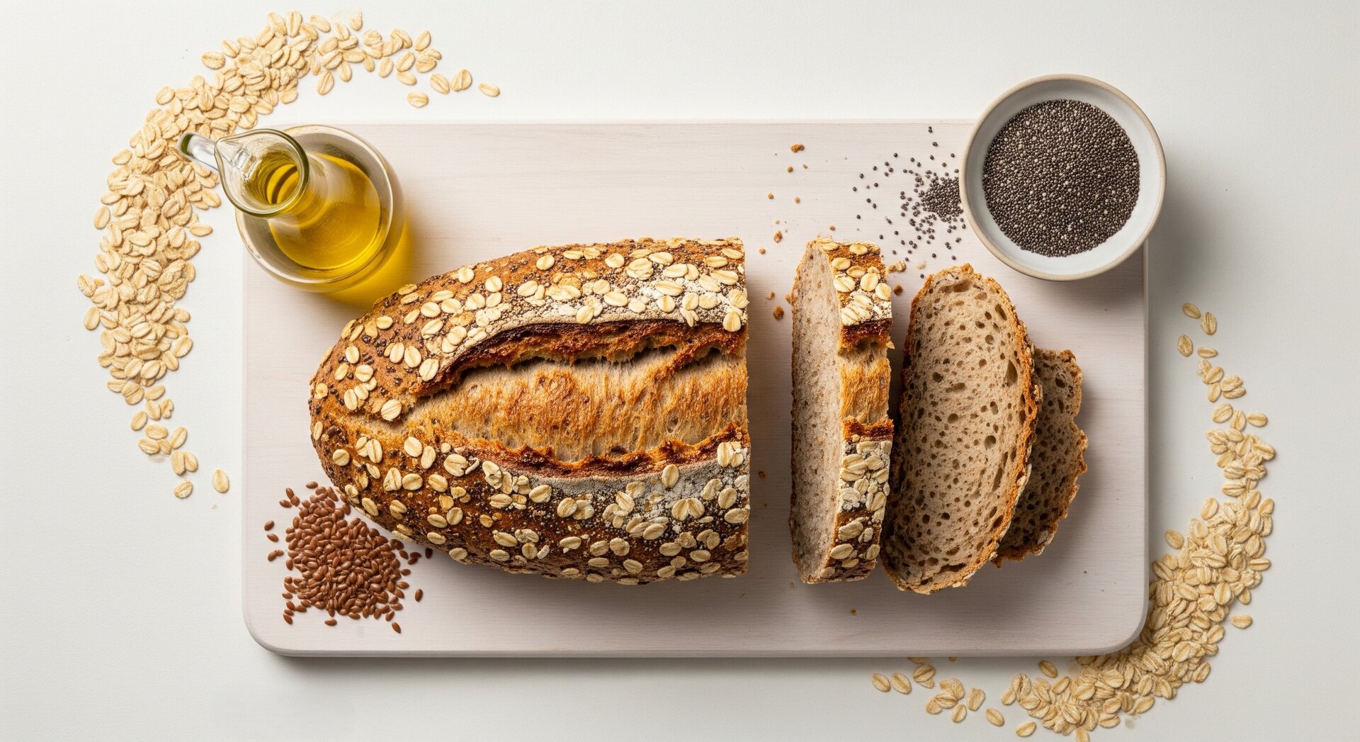 Haverbrood met Lijnzaad en Chiazaad