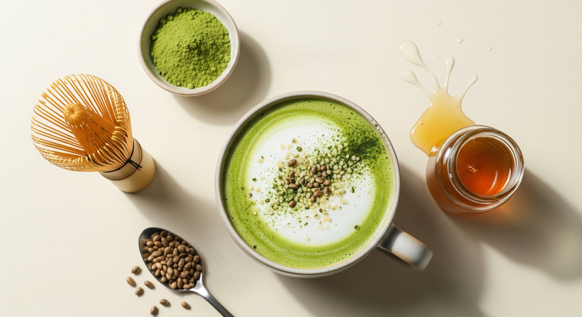 Hennepzaad Matcha Latte