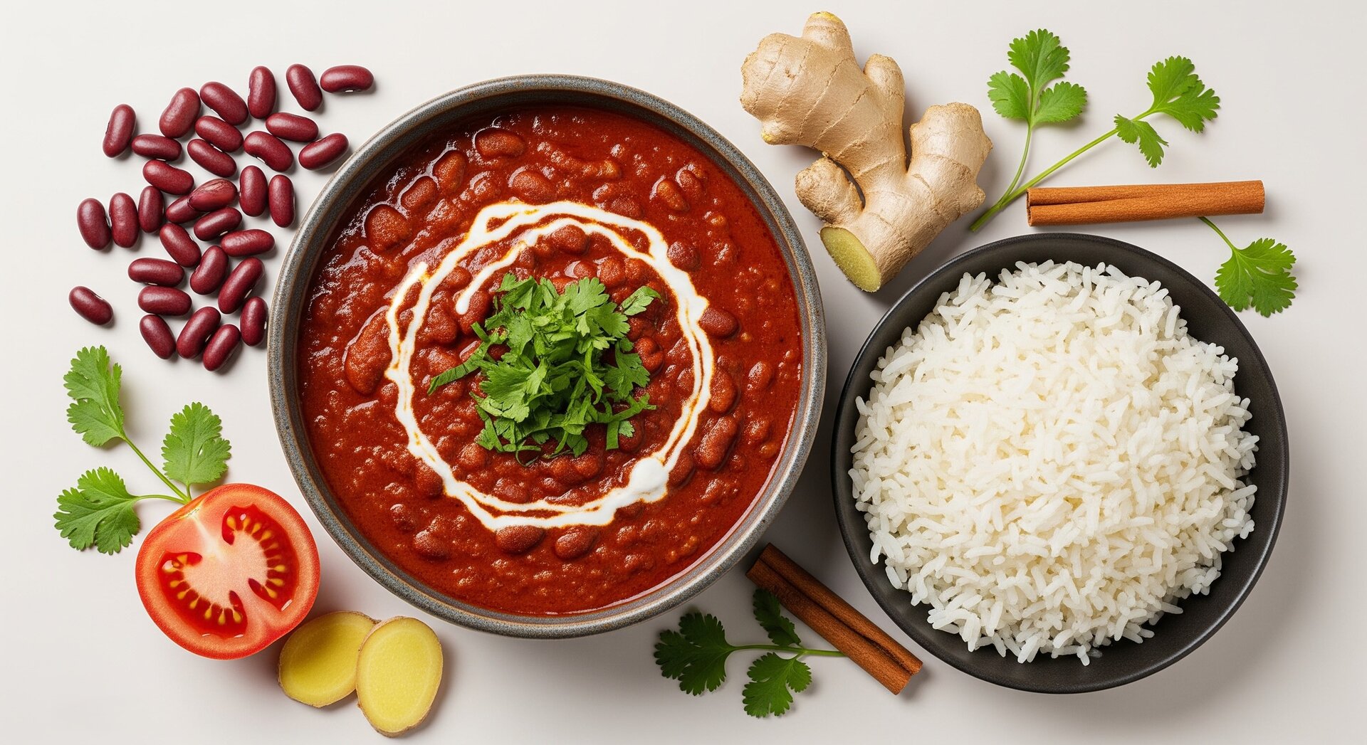 Indiase Rajma Masala met Basmatirijst