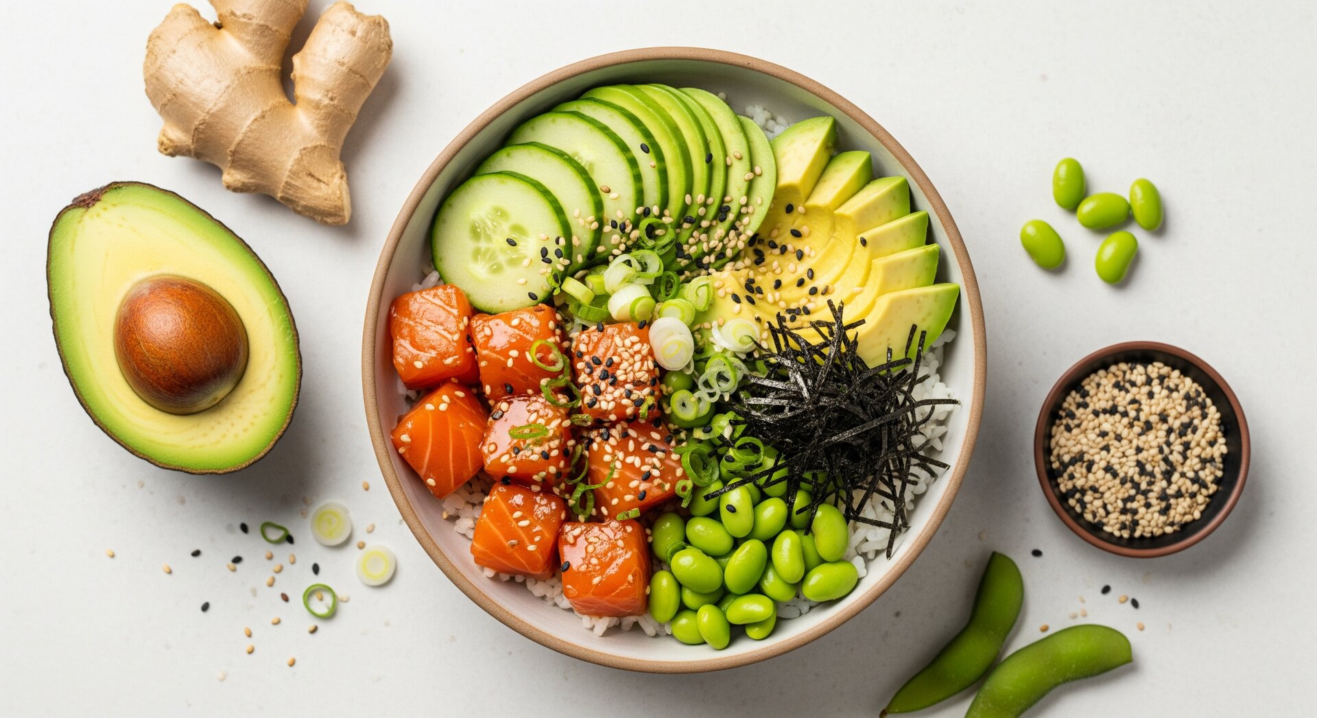 Japanse Zalm Poké Bowl