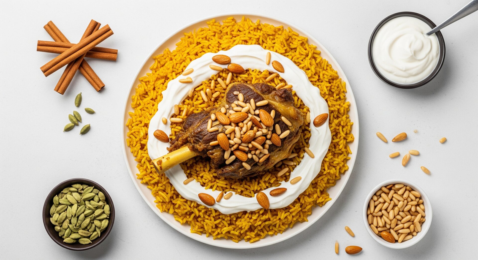 Jordaans Mansaf met Lam en Yoghurt