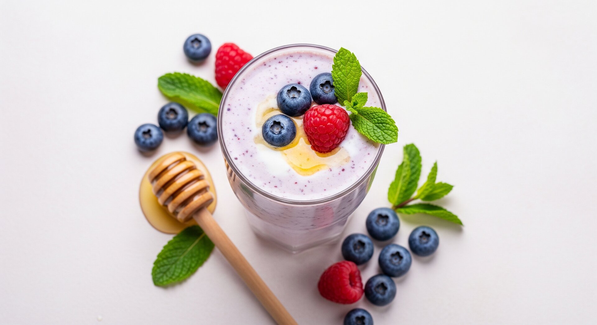 Kefir Smoothie met Bessen en Honing
