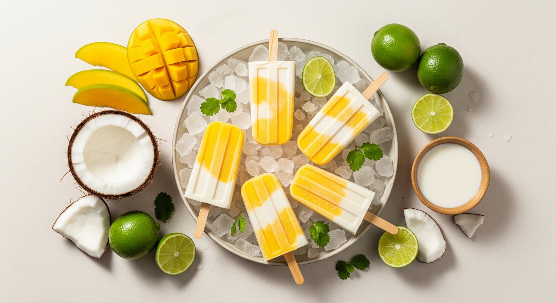 Kokos-Mango IJsjes