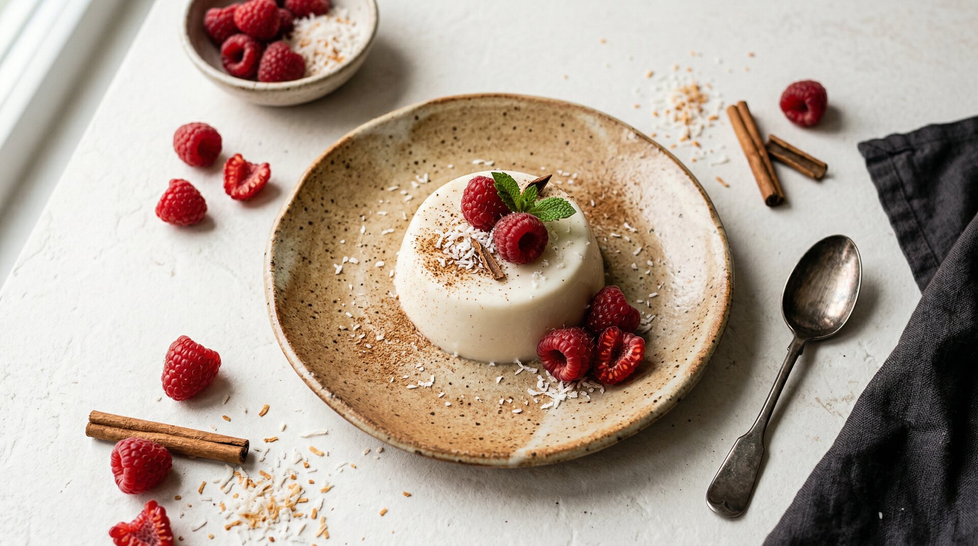 Kokos Panna Cotta (Keto)