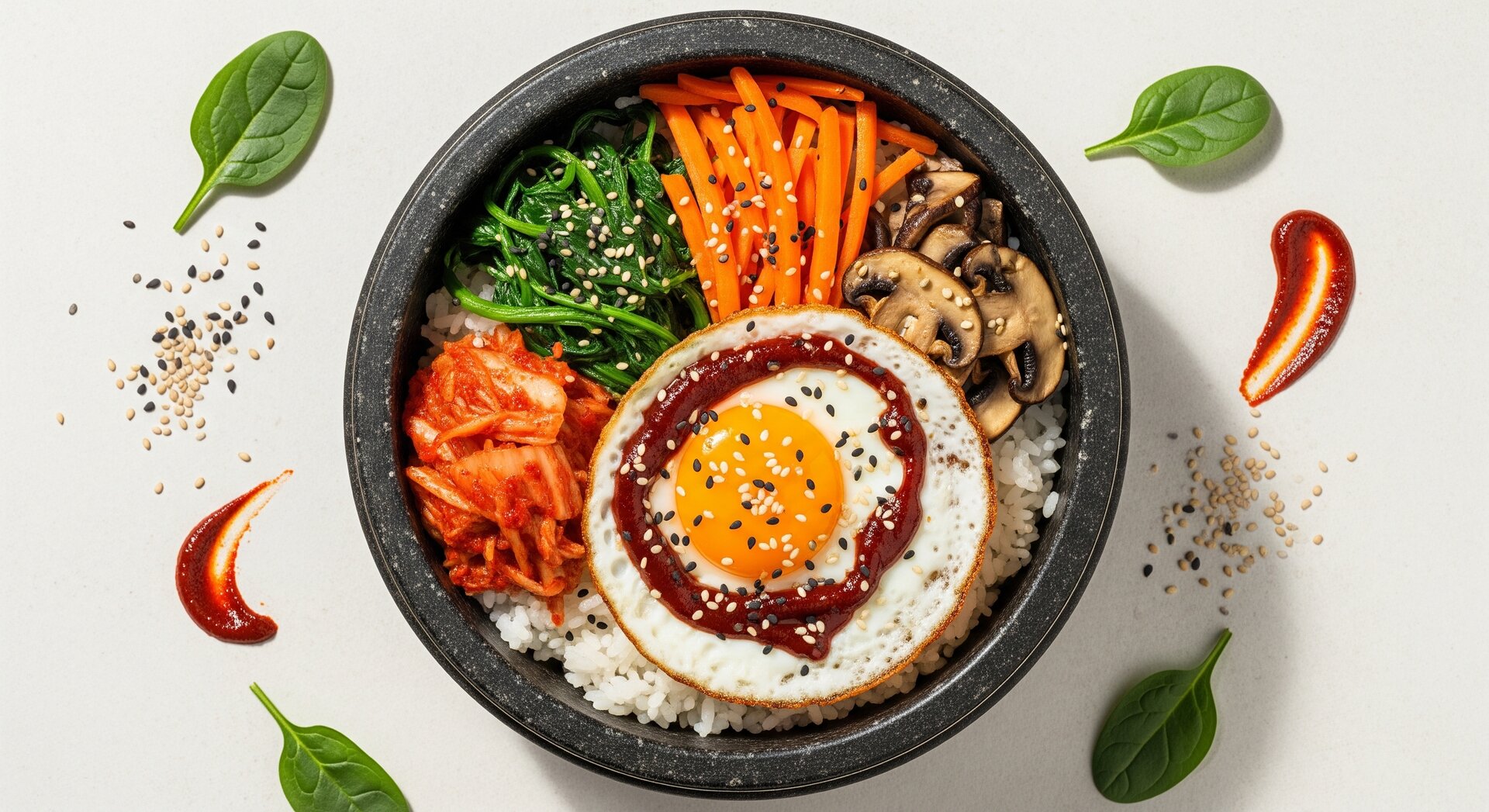 Koreaanse Bibimbap Ontbijtbowl