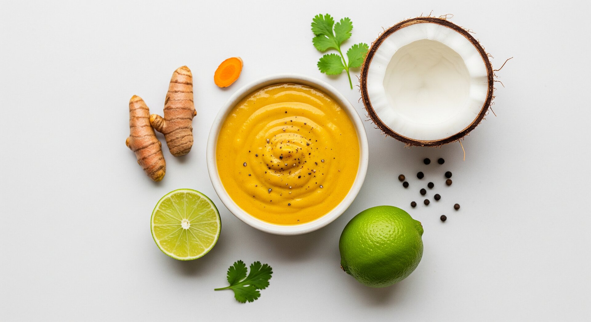 Gouden Kurkuma Kokos Currysaus
