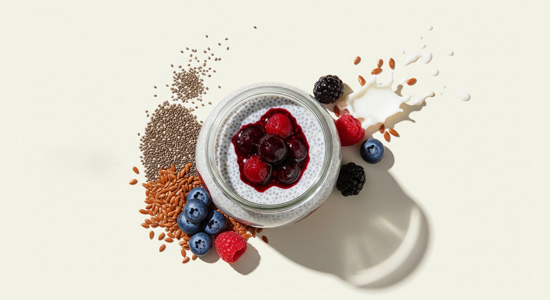 Lijnzaad Chia Pudding
