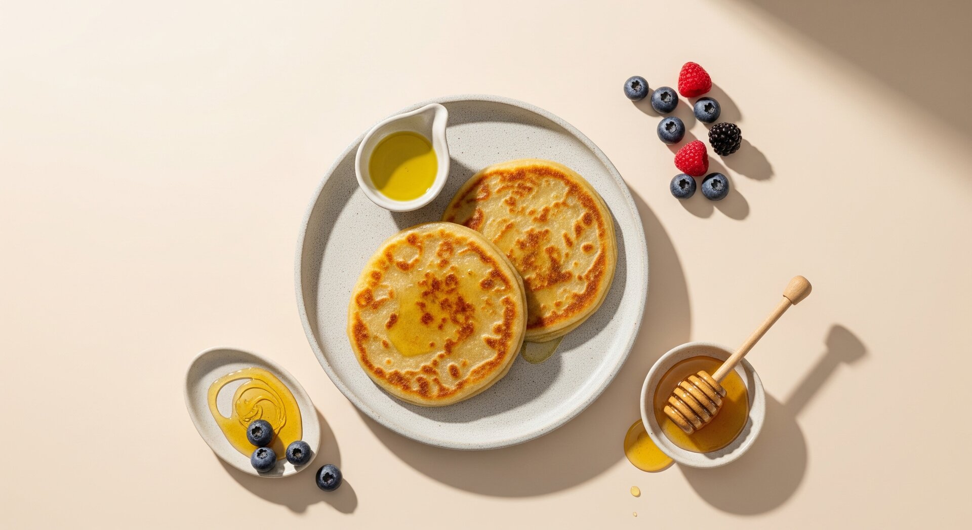 Marokkaans Msemen Gelaagd Platbrood