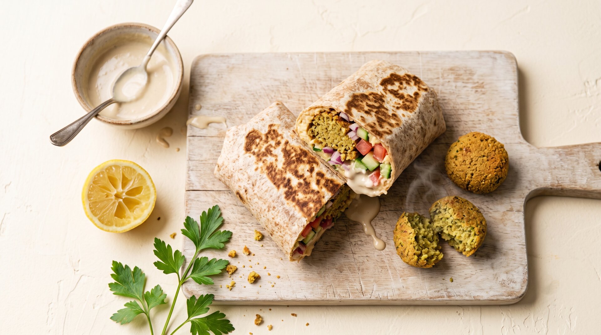 Mediterrane Falafel Wrap
