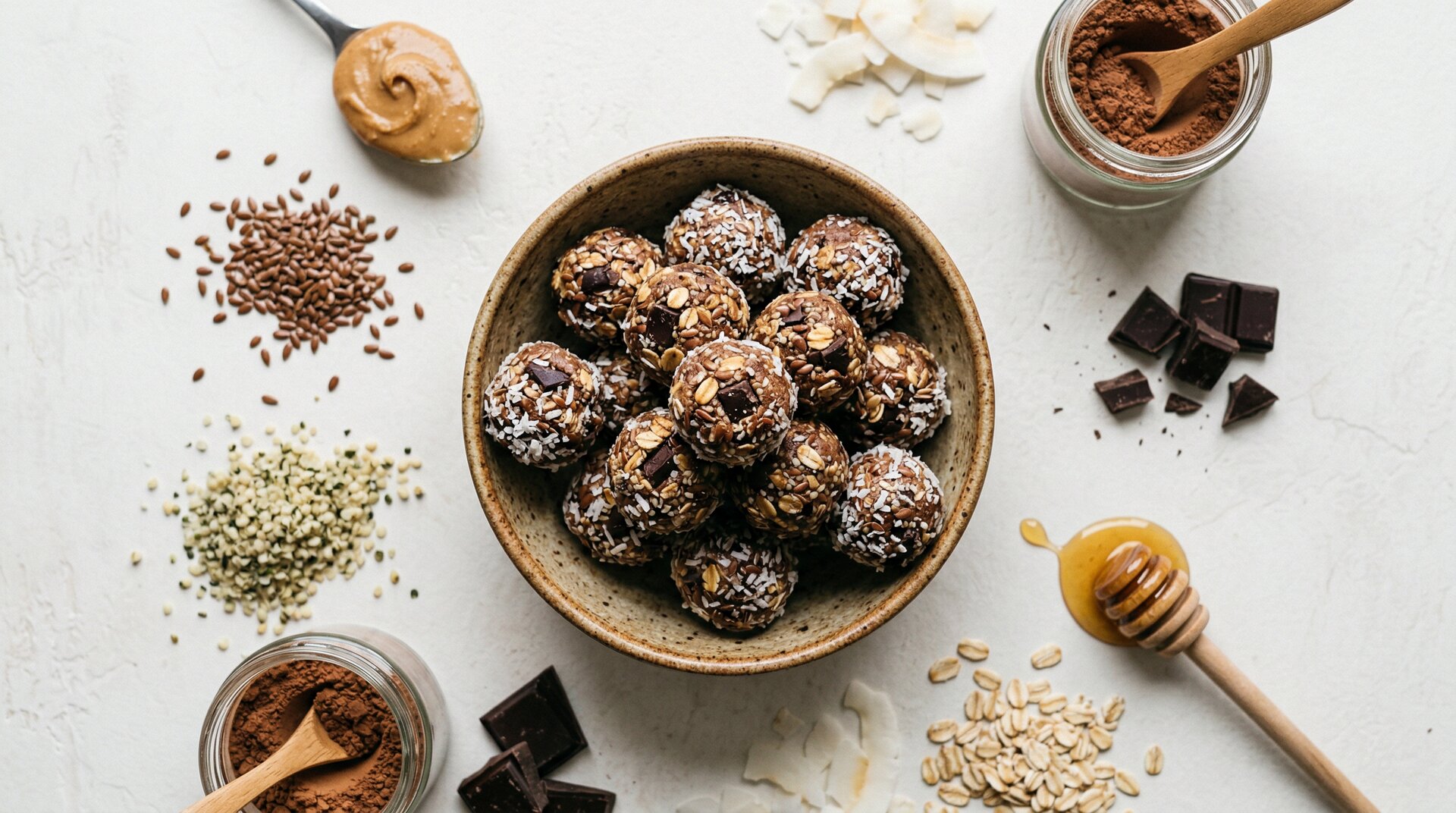 Pindakaas-Chocolade Proteïne Bites
