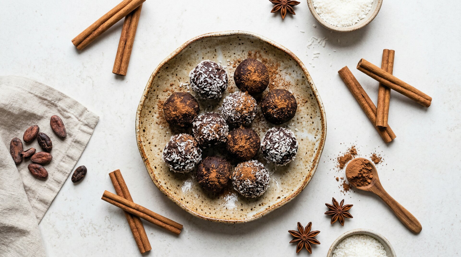 Pure Chocolade Truffels met Kokos