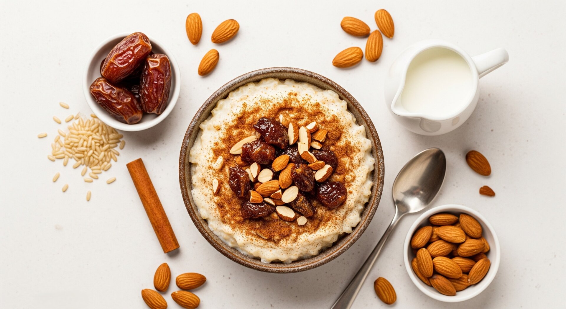 Rijstpudding met Kaneel en Dadels