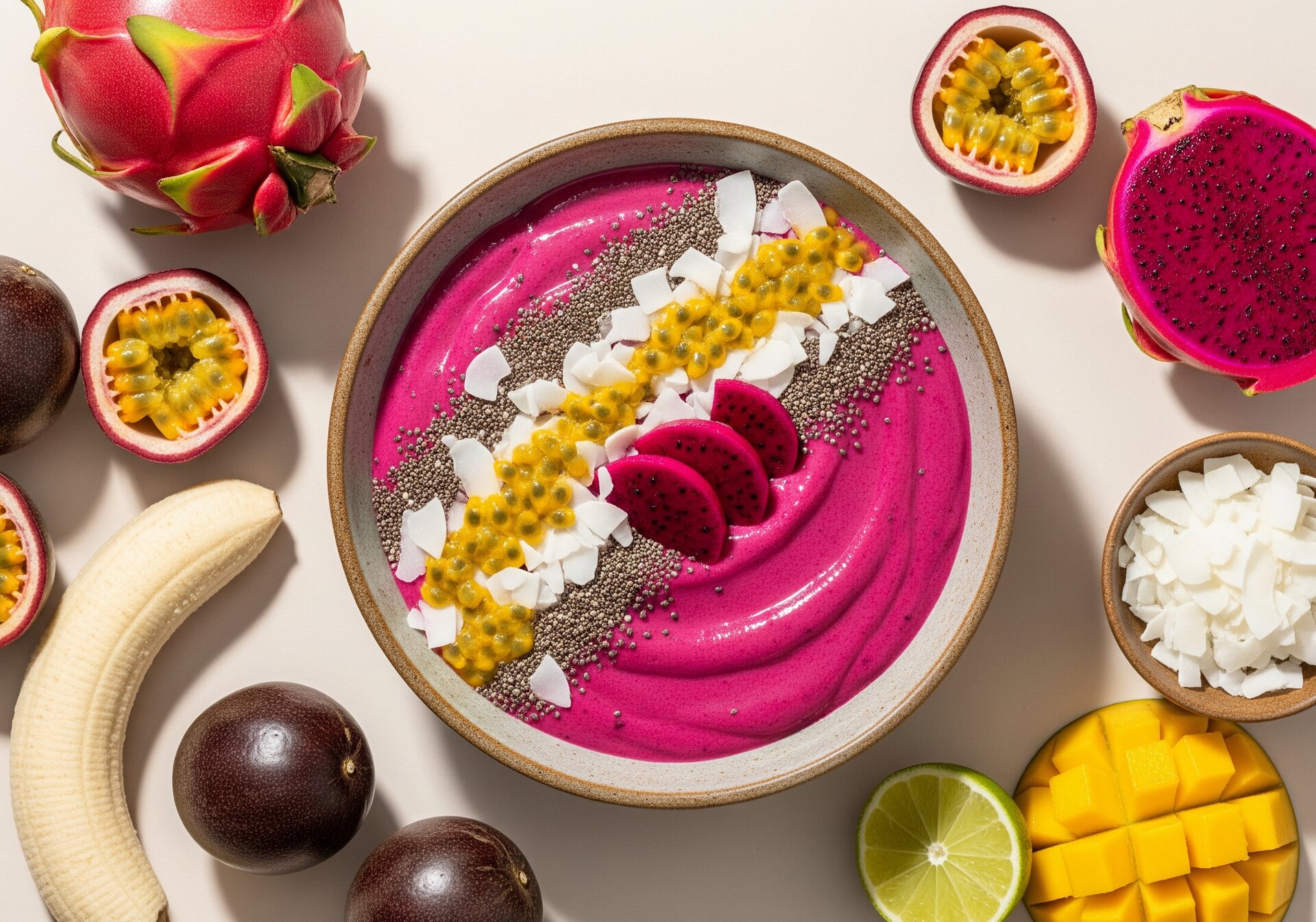 Roze Dragon Fruit Smoothie
