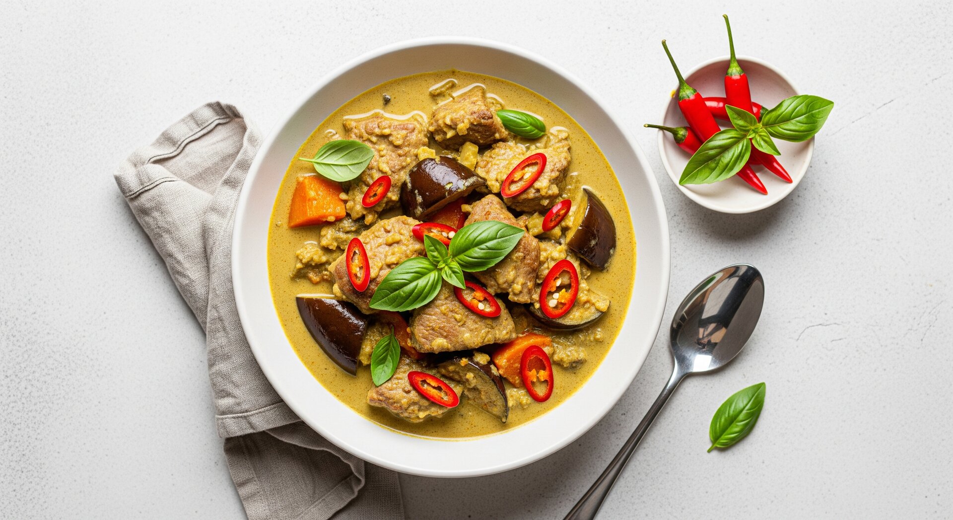 Thaise Groene Curry met Kip
