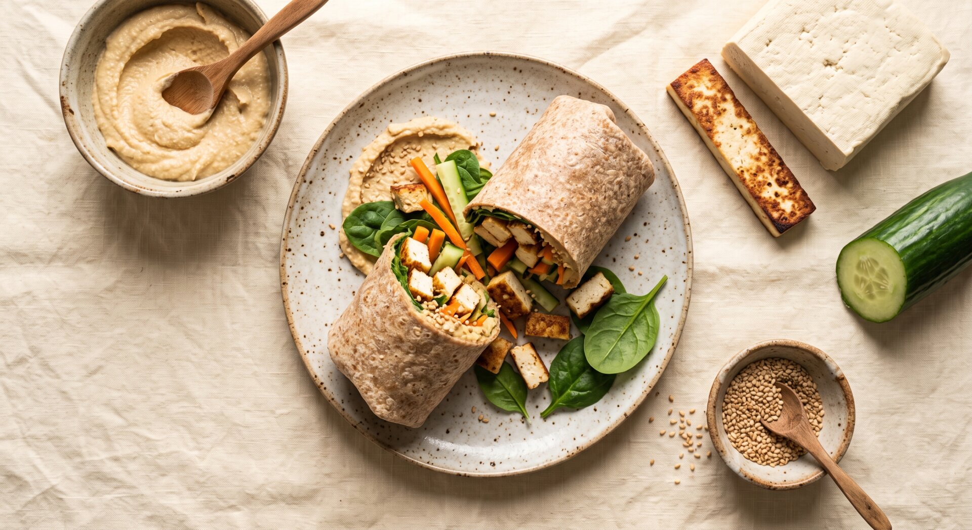 Tofu Groenten Wrap