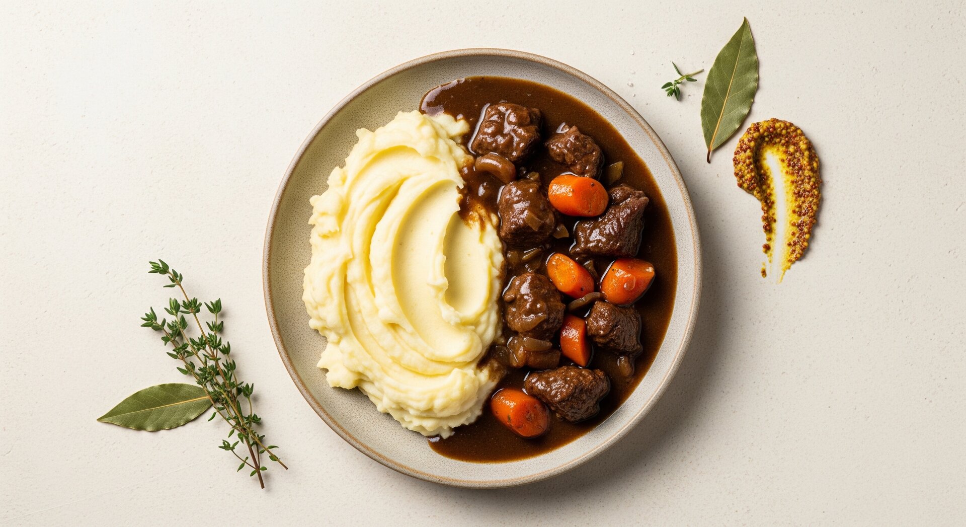 Vlaamse Stoofcarbonnade met Aardappelpuree