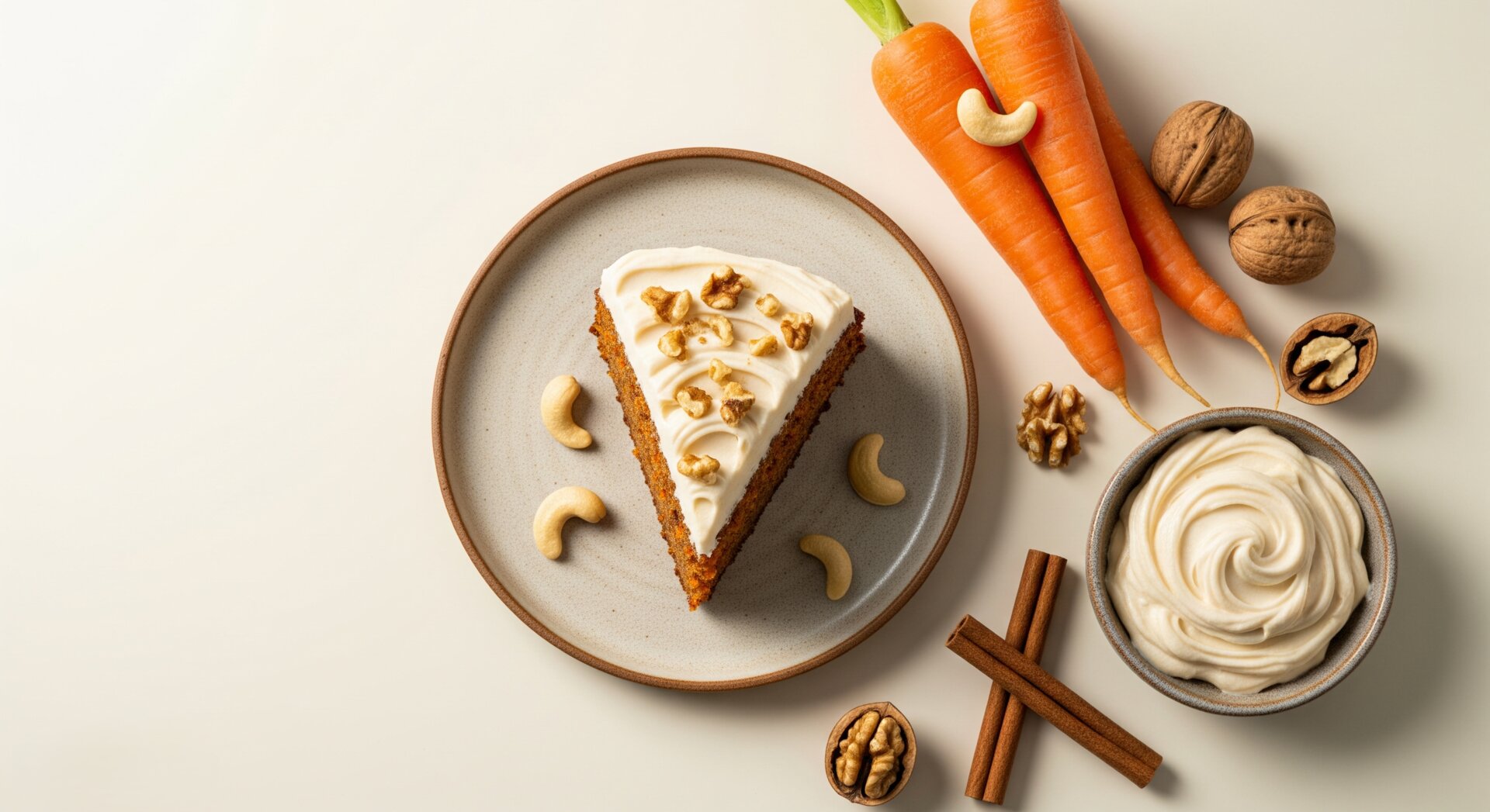 Wortelcake met Cashew-Frosting