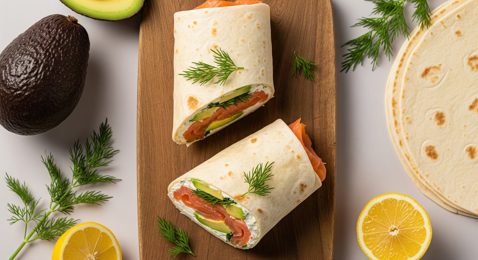 Zalm Avocado Sla Wraps