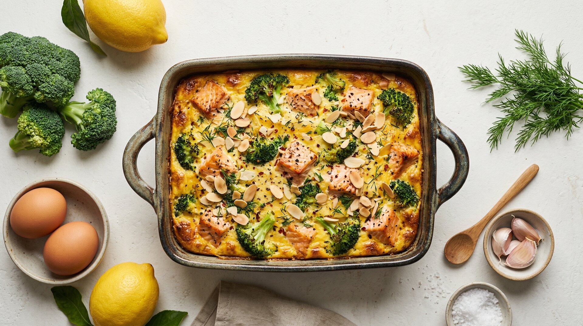 Zalm-Broccoli Ovenschotel (Keto)